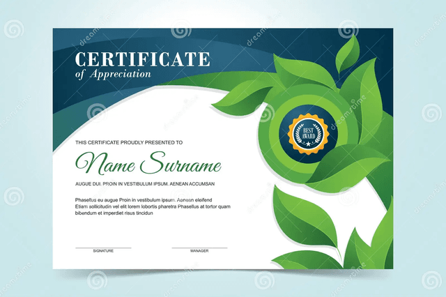 Certificate 2